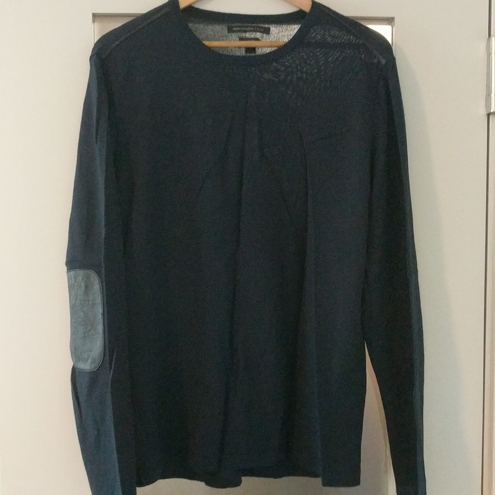 John Varvatos Large Dark Blue sweatshirt